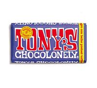 Tony's Chocolonely Chocolate Negro Con Leche, Toffee Y Pretzel, 180 Unidad