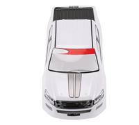 Tonysa 1/10 RC Car Body Cover Distancia Entre Ejes de 260 Mm, Carcasa de PVC Pintada para Turismos con ala Trasera, Cuerpo de Deriva Liviano para Coches RC a Escala 1/10 (White)