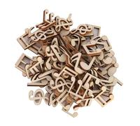 Tonysa 100 Clips de Madera para Notas Musicales, Bonitos Accesorios Decorativos para Manualidades, Fiestas, 2 Cm, Naturales, Respetuosos con el Medio Ambiente (notas musicales de madera)