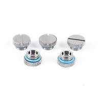 Tonysa 5 PCS G1/4 Tapón de Ajuste roscado para de refrigeración por Agua para PC (Paquete de 5)