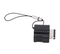 Tonysa Adaptador de Carga Apto para Consola de Juegos GBA SP, Convertidor de Interfaz Tipo C con Conector para Auriculares de 3,5 Mm con Cuerda Colgante Antipérdida (BLACK)