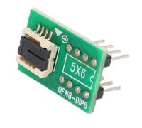 Tonysa Adaptador QFN8 a DIP8, Zócalo de Prueba de 5 X 6 Mm con Paso de 1,27 Mm, Zócalo de Programación IC para WSON8 DFN8 MLF8, Compatible con Programador TL866II Plus RT809H T48 T56