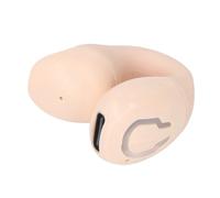 Tonysa Auriculares Ergonómicos con Clip, Auriculares Bluetooth V5.4, Abrazadera de Anillo Abierto de un Lado único en Auriculares Inalámbricos para Trabajos de Negocios Deportivos (Color de Piel)