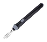 Tonysa Borrador Eléctrico Compacto, Automático, Funciona con Pilas, para Estudiantes de Arte, Plástico de con 22 Recambios (BLACK)