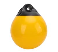 Tonysa Boyas de Amarre para Barcos Protectores de Colisión Inflables Duraderos para Yates y Barcos de Pesca Negro y Amarillo 1 Unidad (Modelo A25 250 mm x 310 mm / 9,84 x 12,2 Pulgadas)