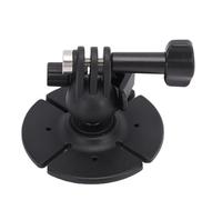 Tonysa Cabeza de Bola Apta para Cámara de Acción 3 ABS PC Adhesivo Fuerte Base de Montaje de Cámara de Acción de Dos Puntas para Casco de Coche Motocicleta