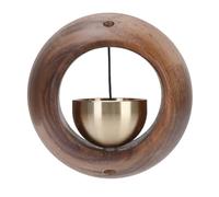 Tonysa Campana de Apertura de la Puerta de Madera con Sonido Melódico, Instalación de Cinta de Doble Cara, Ideal para Casas, Tiendas, Apartamentos, Refrigeradores, Linda Timbre Decorativa de la