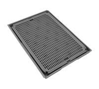 Tonysa Cat Litter Mat Spacious Double Layer Design (Gris Oscuro)