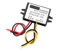 Tonysa Convertidor DC-DC 12V/24V/36V/48V a 5V 3A Módulo de Fuente de Alimentación para Pantalla LED, Cámara y Motor, Diseño Resistente Al Agua y Duradero