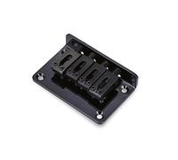 Tonysa Electric Guitar Bridge Replacement, Zinc Alloy 4 String (BLACK)
