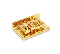 Tonysa Electric Guitar Bridge Replacement, Zinc Alloy 4 String (GOLD)