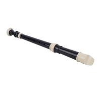 Tonysa Grabadora de 8 Orificios Clarinete F Tecla ABS Resina Estudiante Principiantes Instrumento con Kit de Limpieza, Grabadora de Viento Alto para Educación Musical para Niños (Alto F British B