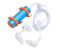 Tonysa IPX8 Player MP3 Impermeable para Natación, Memoria de 8 GB, Reproducción de 8 H, Incluye Auriculares Impermeables, Concha de Aluminio, para Bucear, Correr, Surf, Deportes (Blue)