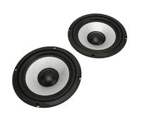 Tonysa Juego de Altavoces Coaxiales Premium para Automóvil de 6,5 Pulgadas, Potente Subwoofer de 180 W para de Sonido Estéreo para Automóvil, Material Magnético, Metal, Hierro para Todos los