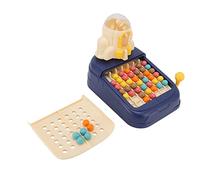 Tonysa Juego de Mesa de Ajedrez con Rompecabezas de Bolas, Juguete para Niños, con 80 Bolas y Manual de Instrucciones, Adecuado para el Desarrollo de Habilidades Motoras, Plástico (Blue)