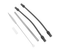 Tonysa Kit de Manguera de Leche de Máquina de café, Silicona de Grado Alimenticio, Compatible con Máquinas Totalmente Automáticas, Resistente a la Temperatura, con Cepillo y Tubo de Acero