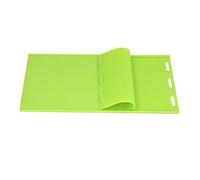 Tonysa Kit de Prensa de Molde de Cera de Abeja Duradero de Silicona para Colmena de Apicultor, Patrón Elevado, Compacto y Portátil para Operación Práctica, Verde, 2 Piezas