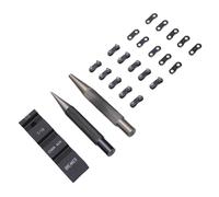 Tonysa Kit de Reparación de Cadena de Motosierra Universal, Juego de Herramientas de Remachado de Rompecadenas para Cadenas de Paso 1/4, 3/8 LP, 3/8, 325, 404, Herramienta Portátil de Mantenimiento de