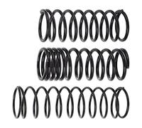 Tonysa Kit de Resorte de Pedal de Actualización de 3 Piezas de Alta Resistencia para Volante de Carreras G25 G27 G29 G920, Mejora el Tiempo de Vuelta para /, Metal Negro