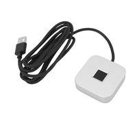 Tonysa Lector de Huellas Dactilares USB para PC 10/11 Hello, Escáner Biométrico de Huellas Dactilares con Reconocimiento Rápido Táctil de 360 Grados e Interfaces USB A 3.0 y Tipo C (Silver)