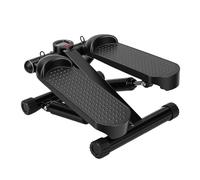 Tonysa Máquina Hidráulica de Entrenamiento Paso a Paso para Fitness, Silenciosa, con Ajuste de Tres Niveles, con Bandas, Pantalla LED para el Hogar