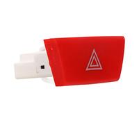 Tonysa Reemplazo del Interruptor de Advertencia de Peligro - Botón de Control de Luz Roja Duradero Apto para 107, Apto para C1, 2005-2014 - ABS de Alta Resistencia - 1 Unidad