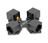 Tonysa Throwing Star Módulo de Captura de Paquetes de Red LAN Tap, Monitor Ethernet Pasivo con Puertos Duales J3 J4 para IPTV y Análisis de Tráfico de Red