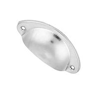Tonysa Tirador de Concha Antiguo, Manija de Dos Agujeros (SILVER)
