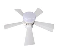 Tonysa Ventilador de Techo con Luz y Control Remoto, Lámpara de Ventilador Pequeña E26 Regulable 3 Temperaturas de Color y 3 Velocidades de Viento, Ventilador de Techo con Temporizador