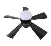 Tonysa Ventilador de Techo con Luz y Control Remoto, Lámpara de Ventilador Pequeña E26 Regulable 3 Temperaturas de Color y 3 Velocidades de Viento, Ventilador de Techo con Temporizador