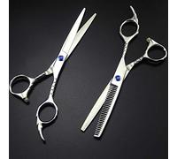 TONZN Cortapelos Tijeras de peluquería Herramientas Profesionales para Cortar el Cabello Tijeras Set de peluquería Corte de Cabello casero entresacar Ciencia