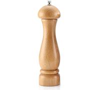 TONZN Juego de Molinillo de Pimienta y Sal, salero de Madera Maciza y Utensilios de Cocina ásperos Ajustables (Color: lámpara de 8 Pulgadas), Molinillo de Sal, molinillos de Sal y Pimienta