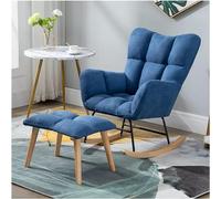 TONZN Mecedora Moderna, Mecedora, Silla planeadora, cómoda Silla con Respaldo Alto y reposabrazos, cómoda Silla para Sala de Estar