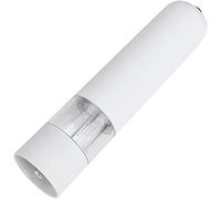 TONZN Molinillo de Sal y Pimienta, Nuevo Molinillo de Pimienta eléctrico a la Moda, Juego de 2 Piezas, Molinillo de Sal Blanco, molinillos de Sal y Pimienta