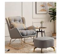 TONZN Silla Moderna, cómoda Silla Tipo Lounge para Sala de Estar, Dormitorio, Patas de Madera Maciza