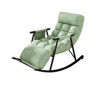 TONZN Sillón Mecedora reclinable con cojín para sofá de salón, sillón Deslizante para balcón, Piscina, Patio Trasero, Mecedora con Livi
