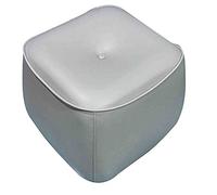 TONZN Taburete pequeño de Cuero para sofá, reposapiés de Cuero PU, Moderno hogar, Sala de Estar, Dormitorio, Taburete con Asiento Acolchado, Ideal para la Sala de Estar, Dormitorio (L)