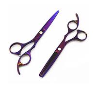 TONZN Tijeras de peluquería de 5,5/6 Pulgadas Tijeras de peluquería Tijeras de entresacar Tijeras de peluquería Tijeras de Corte de Pelo Tijeras de Corte de Pelo (Juego B de 6 Pulgadas)