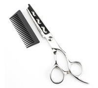 TONZN Tijeras para Cortar el Cabello, Tijeras Profesionales de Acero Huecas 2 en 1 de 6 Pulgadas para Cortar el Cabello con Peine, Tijeras para Cortar el Cabello de Peluquero, Tijeras de peluquería