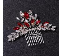 TONZN Tocado de diamante hecho a mano de cristal Rhinestone peine horquilla boda accesorios para el cabello novia accesorios para el cabello moda tocado nupcial