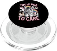 Too Alpha To Care Top G Cute Kittens Unicorn Rainbow PopSockets PopGrip para MagSafe