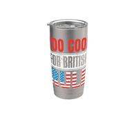 Too Cool For British Rule Patriotic Happy 4th Of July Vaso térmico de acero inoxidable de doble pared