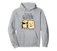 Too Cool For Gluten - Divertido sin gluten Sudadera con Capucha