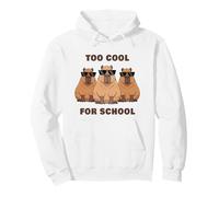 Too Cool For School - 3 Funny Sunglass Capybara Bosses Sudadera con Capucha