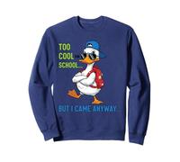 Too Cool For School Duck Funny Back To School Estudiantes Niños Sudadera
