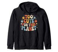 Too Cute For This Planet Adorable Galaxia - Sudadera con Capucha