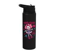 Too Cute To Be Normal Girlfriend Cara De Payaso Clowngirl Stainless Steel Insulated Water Bottle