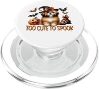 Too Cute To Spook Graphic For Halloween Lover & Shih Tzu Mom PopSockets PopGrip para MagSafe