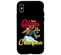 TOO GLAM TO GIVE A CRAMPON Carcasa para iPhone X/XS