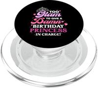 Too Glam to Give a Damn Birhtday Princess in Charge! PopSockets PopGrip para MagSafe